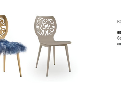 Echtholz Stühle Esszimmer Design Stuhl mit geschnitzten Mustern Lehnstuhl Möbel