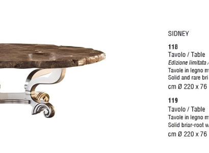 Runde Tische Möbel Esstisch im antiken Stil Italienische Esstische Holztische