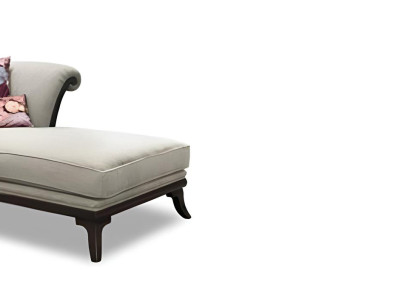 Art déco Textil Komfort Luxuriöse Chaise Lounge Relax Chaise Lounge Chaiselongue