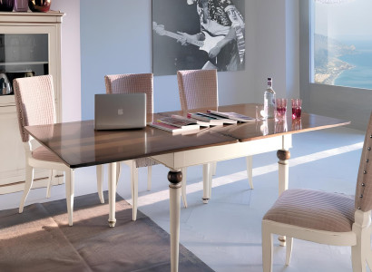 Esstisch Luxus Tisch Massiv Holz Möbel aus Italien Esszimmer Tische Einrichtung