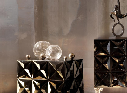 Nachttisch Design Konsole Beistell Tische Schlaf Zimmer Holz Luxus Konsolen Neu