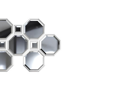 Italienische klassische Designermöbel Wandspiegel klassischer Holzspiegel silber