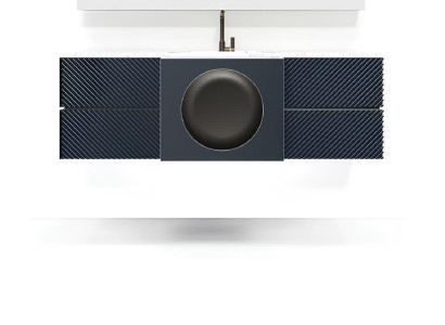 Blaue Waschbeckenarmaturen für das Badezimmer Badezimmermöbel Klassische Möbel