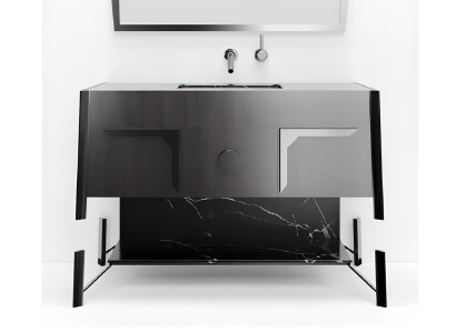 Schwarzer Badezimmerschrank Badezimmermöbel Regale Badezimmerschrank Holzregal