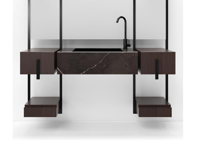 Braun Badezimmer Waschbecken Armaturen Badezimmer Möbel Italien Stil Neu