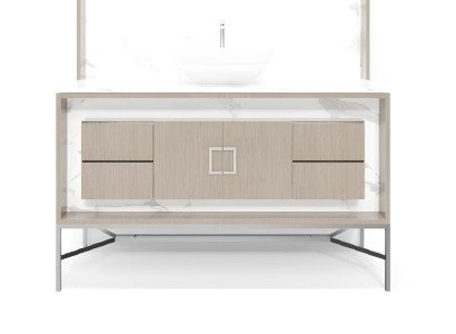 Beige Badezimmerschrank Badezimmermöbel Regal Badezimmerschrank Holzregale Möbel