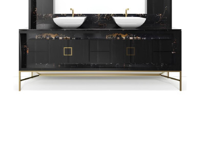 schwarzer Badezimmerschrank Badezimmermöbel Regale Badezimmerschrank Holzregale