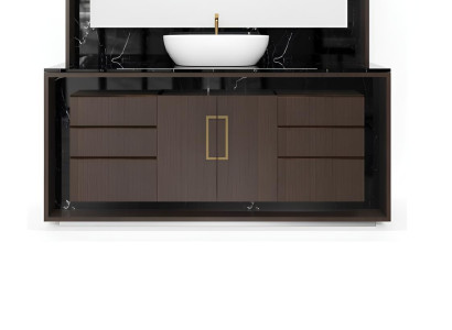 Brauner Badezimmerschrank Badezimmermöbel Regal Badezimmerschrank Holzregale