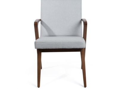 Esszimmer Stühle Holz Luxus Sessel Stuhl Weiß Lehnstuhl Wohnzimmer Möbel Neu