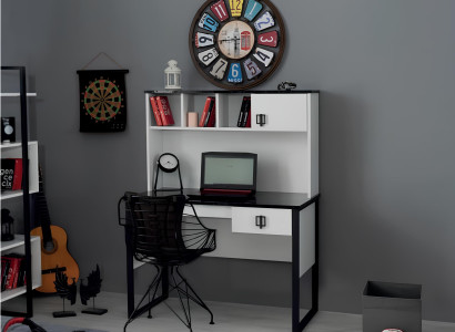 Schreibtisch Weiß Möbel Holz Kinderzimmer Design Modern Tisch Jugenzimmer Neu