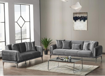 Sofagarnitur 3 2 Sitzer Wohnlandschaft Sofa Couch Polster Garnitur Sofas 2tlg.