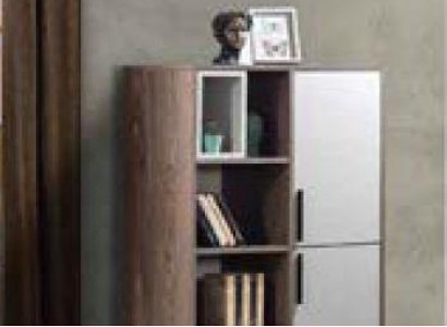 Bücherregal  Schränke Regale Bücher Schrank System Möbel Design Trenn Wand Regal