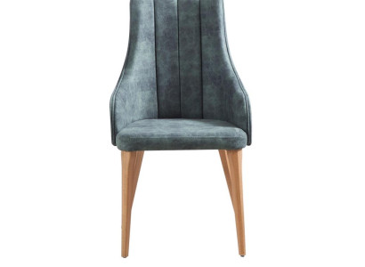 Luxus Design Polster Stuhl Stühle Sitz Lehn Esszimmer Massiv Echtes Holz Design