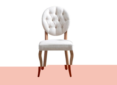 Stuhl Möbel Design Polsterstuhl Lehnstuhl Esszimmerstuhl Holz Sessel Landhaus