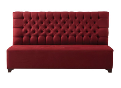 Leder Chesterfield Sofa Großes 3-Sitzer in Schwarz Elegant