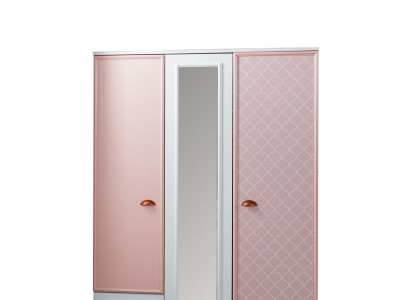Moderner Kleiderschrank Jugendzimmer Garderoben Rosa Möbel Design Neu