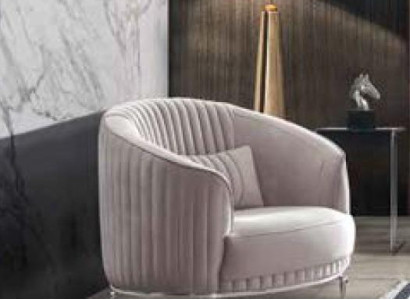 Sessel Luxus Einsitzer Couch Textil Sofa Polster Möbel Couchen Samt Stoff Textil