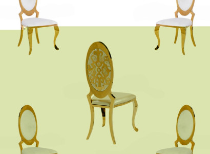 Gruppe Stühle Garnitur Textil Stoff Holz Gepolsterte Esszimmer 4x Stühle