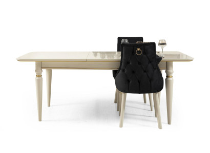 Komplett Set Esstisch 4x Stühle Esszimmer Set Ess Gruppe Holz Tisch Tische 5tlg