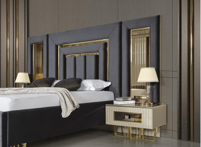 Nachttisch Möbel Beistelltisch Schlafzimmer Einrichtung Design Luxus Italien neu