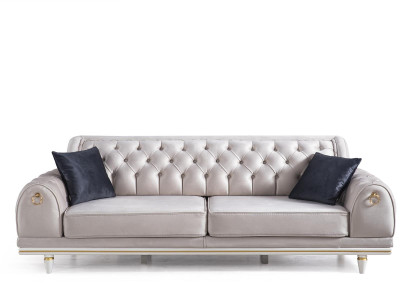 Chesterfield Sofa Couch 230cm Möbel Einrichtung Wohnzimmer Polster