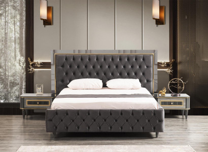 Luxus Schlafzimmer Nachttisch Betten Bett 3tlg. Komplett Set Design Einrichtung