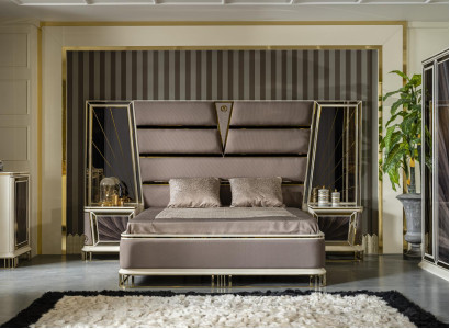 Luxus Bett Design Betten Doppelbetten Schlafzimmer Möbel Einrichtung