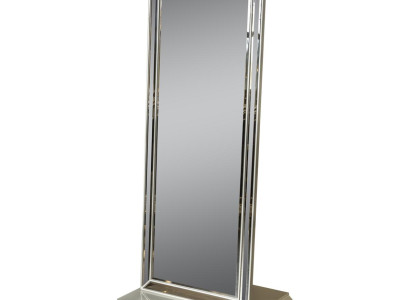 Spiegel Grau Elegantes Design Style Luxus Modern Wohnzimmer Neu Metall Möbel
