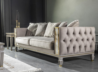 Chesterfield Sofa xxl Couch Polster big Sofas Design Möbel Einrichtung