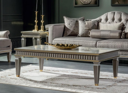Couchtisch Weiß Beistelltisch Kaffeetisch Design Elegantes Wohnzimmer Tische Neu