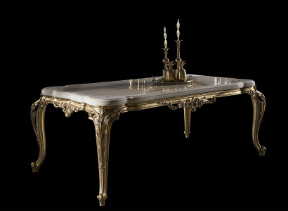 Luxus Esstisch Eleganter Tisch klassische Esszimmer Tische Möbel Gold