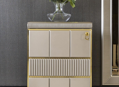 Kommode Beige Luxus Schrank Elegantes Kommoden Stil Modern Möbel Schön Neu