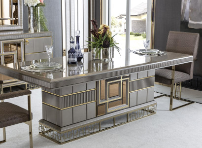 Esstisch Grau Moderne Esszimmer Schön Küche Holz Tische Design Luxus Metall Neu