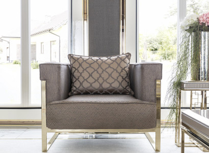 Sessel Beige Wohnzimmer Design Elegantes Möbel Modern 1 Sitzer  Schön Luxus Neu