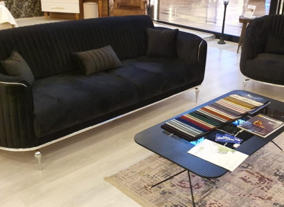 Sofagarnitur 3 1 Sitzer Set Design Polster  Couch Modern Luxus Neu