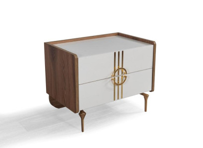 Schlafzimmer Nachttisch Modern Design Möbel Holz Luxus Beistell Nachttische