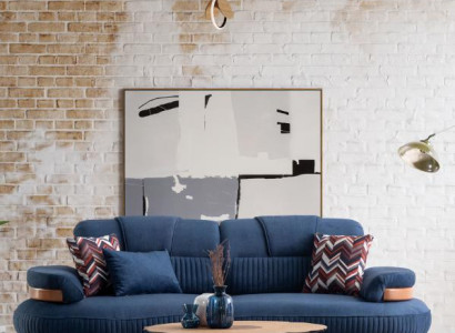 Bequemer 3-Sitzer Modernes Design Stilvolle und Gemütliche Wohnzimmercouch