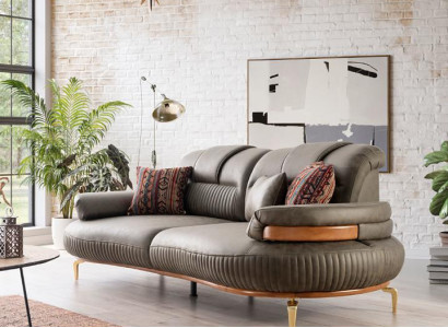 Komfortabler 3-Sitzer Sofa Zeitloses und Elegantes Design für Ihr Wohnzimmer