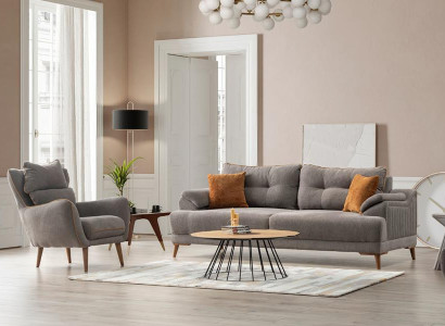 Komfortable Sofagarnitur 3+1 Sitzer Gemütliche und Stilvolle Wohnzimmercouch