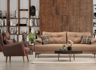 Elegante Sofagarnitur 3+1 Sitzer Komfort und Moderner Stil für Ihr Wohnzimmer