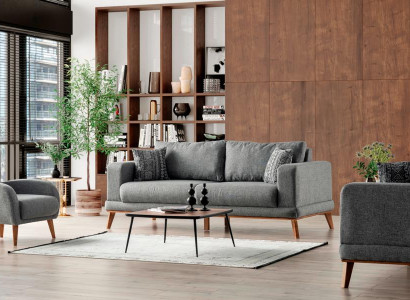 Komfortable 3+1 Sofagarnitur Stilvolles Design für gemütliches &elegantes Wohnen