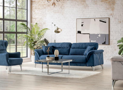 Gemütliche 3+1 Sofagarnitur Stilvolles Design für maximalen Komfort &Entspannung