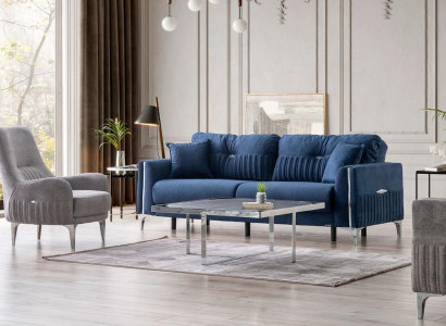 Komfortable Sofagarnitur 3+1 Sitzer Stilvolles Design für Entspanntes Wohnen