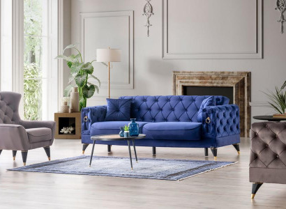 Elegante Sofagarnitur 3+1 Sitzer Stilvolles Design für höchsten Wohnkomfort