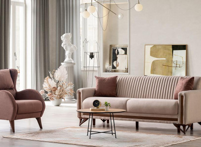 Bequeme Sofagarnitur 3+1 Sitzer – Stilvolles Design für komfortables Wohnen