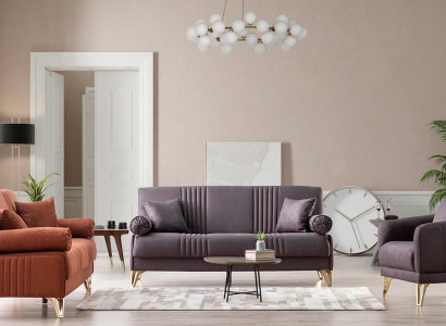 Stilvolles 3+3+1 Sitzer Sofa Set mit modernem Design für elegantes Wohnen