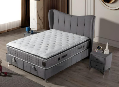 Luxuriöses Boxspringbett Elegantes Kopfteil für maximalen Komfort und Stil