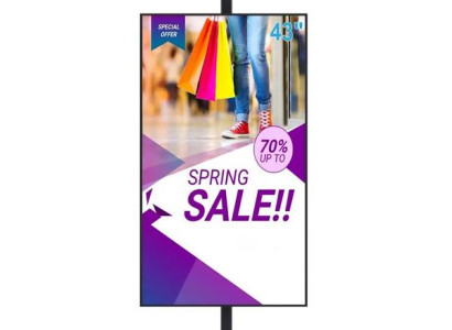 Digital Poster LED-Technologie moderne Werbung effektive Informationsanzeigen