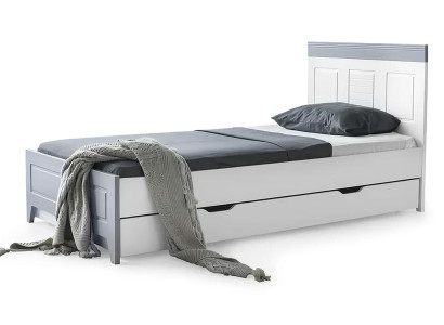 Modernes Einzelbett mit Stauraum Schublade Stilvolles Design für Kinderzimmer
