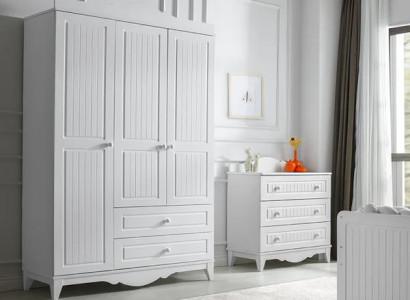 Kleiderschrank Kommode Modernes Design Kinderzimmer Wohnräume Stilvolle Möbel